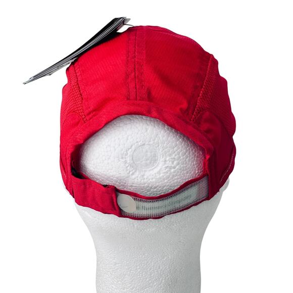 NWT Vintage Women Nike Dri Fit 7 Panel Running Hat Pink Swoosh Daybreak Tailwind - Picture 4 of 10